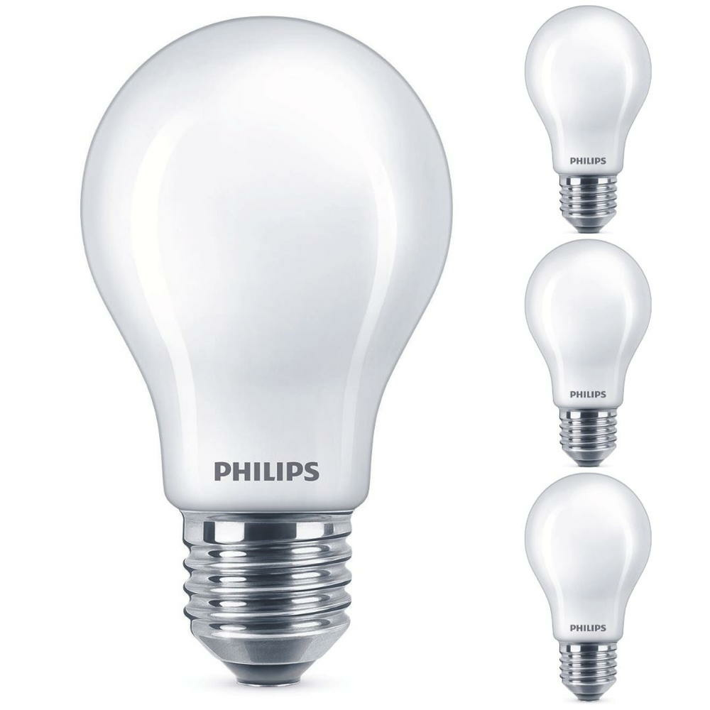 Philips LED Lampe ersetzt 75 W, E27 Standardform A60, wei, warmwei, 1080 Lumen, dimmbar, 4er Pack