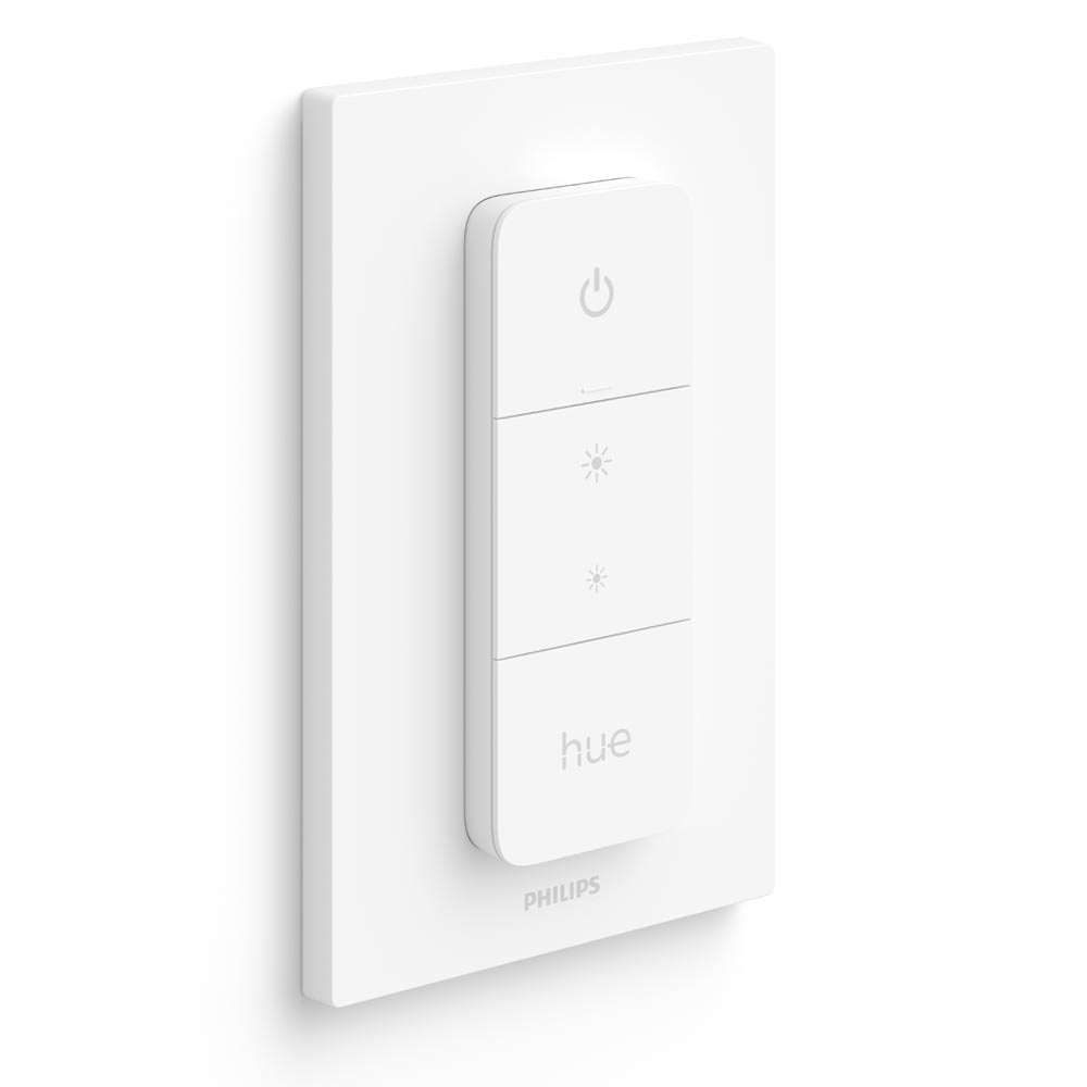 Philips Hue A-406038 Hue Color | Edelstahl | A-406037 rund Wandleuchte & 1200... Ambiance Philips White + Appear