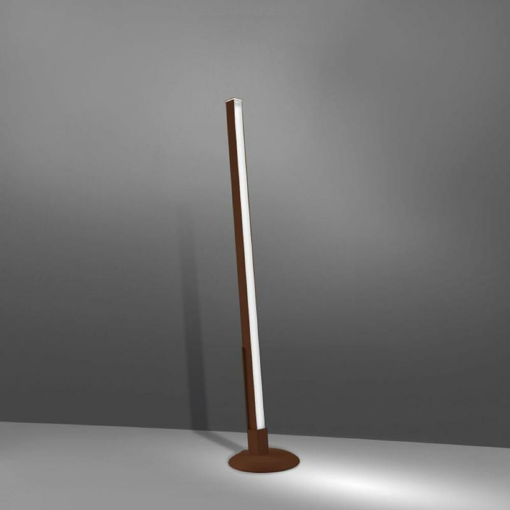 LED Akku Stehleuchte Pencil M in Rostfarbig 12W 1350lm IP65 980mm mit Standfuß