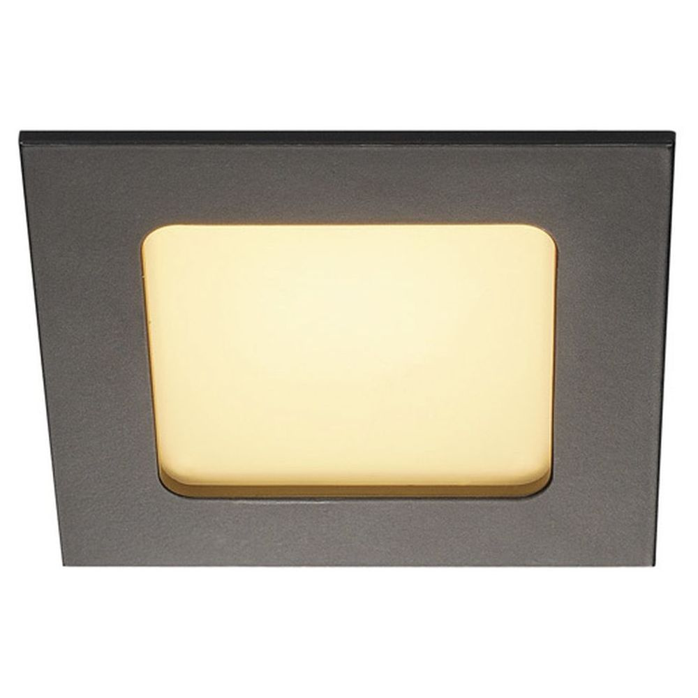 LED Einbaustrahler Frame Basic, 6W, warmwei, inkl. Treiber, schwarz-matt [Gebraucht - Wie Neu]