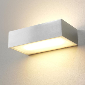 famlights | LED Wandleuchte Eindhoven Aluminium in Silber...