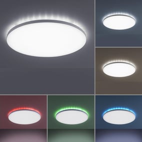Connect LED RGBW + Tunable White Deckenleuchte rund in Weiß inkl. Fernb...  | Eglo | 97922
