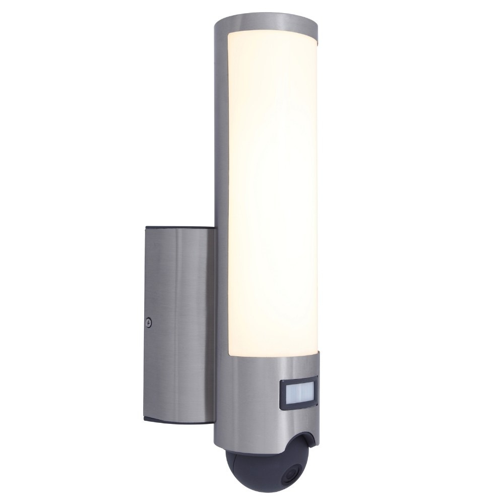Smarte LED Kameraleuchte Elara in Edelstahl 17 5W 1300lm IP44 mit  Bewegungsme... | Lutec | 5267106001 | Alle Lampen