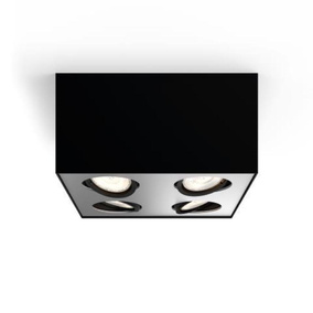LED Spot Box in Schwarz 4x 4,5W 2000lm