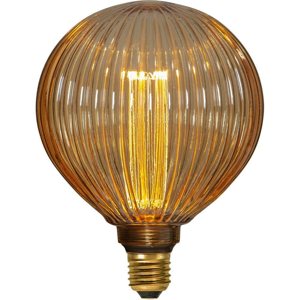 LED Leuchtmittel E27 Globe - G125 Softglow 1W 50lm rund gold