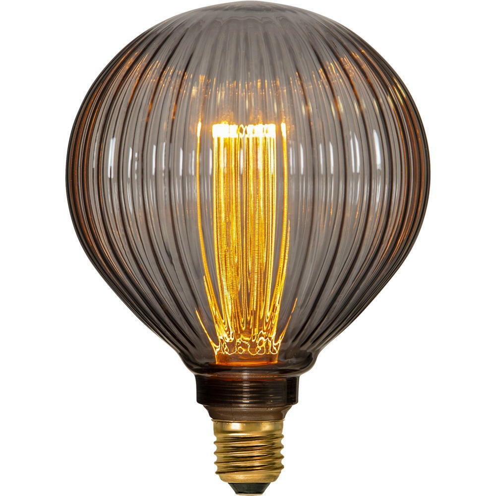 LED Leuchtmittel Softglow E27 Globe - G125 1W 50lm rund grau