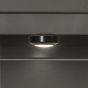 3er Unterbau LED Beleuchtung UL 001-3 Dreieckstrahler Edelstahl