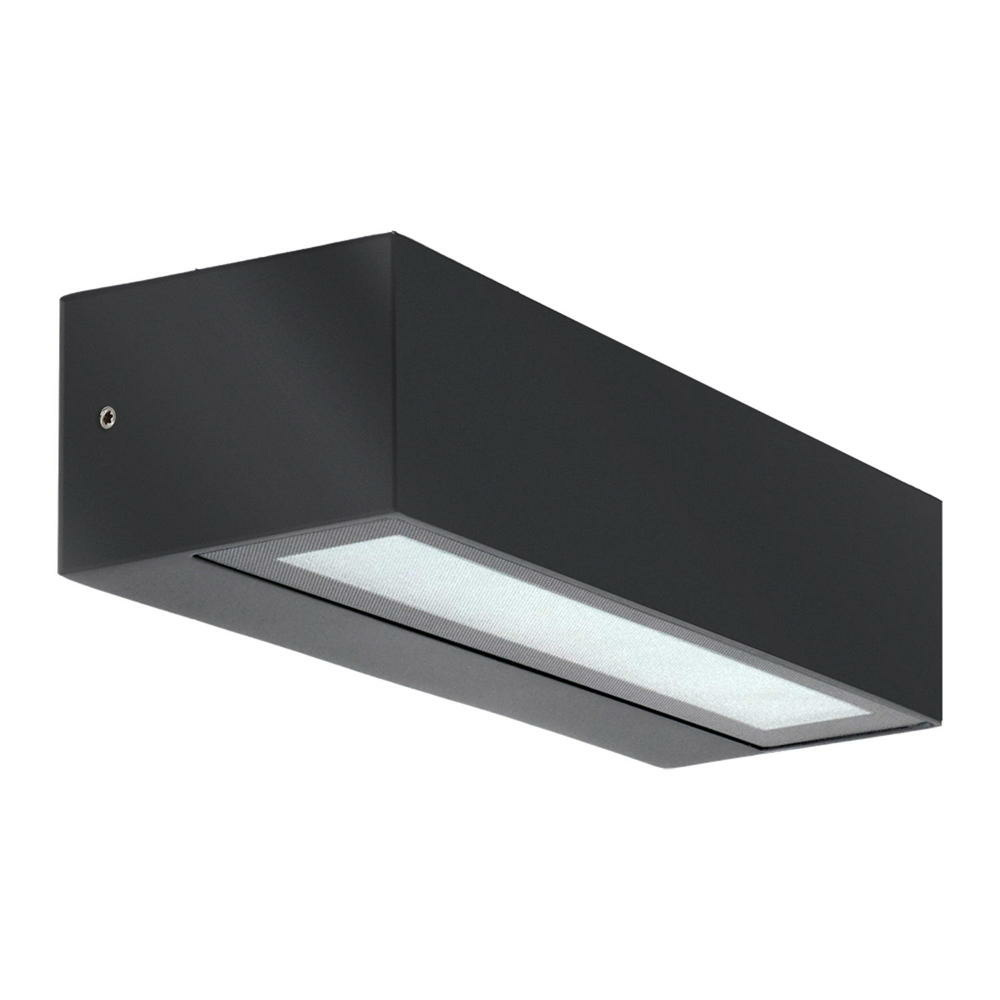 LED Wandleuchte in Graphit 2x 6,25W 2150lm IP65