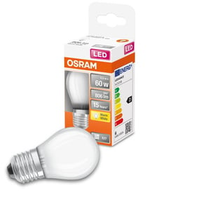 Osram LED Lampe ersetzt 60W E27 Tropfen - P45 in...