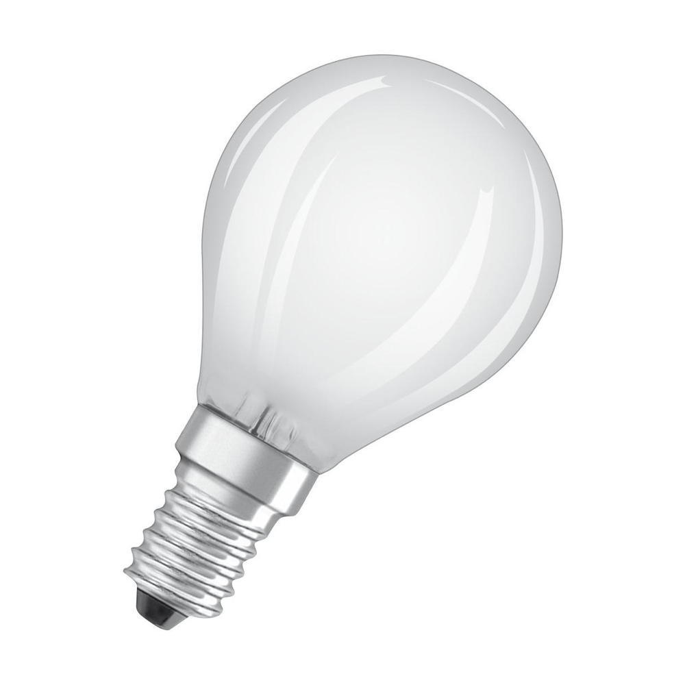 Osram LED Lampe ersetzt 40W E14 Tropfen - P45 in Wei 4W 470lm 2700K 1er Pack