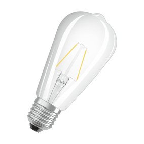 Osram LED Lampe ersetzt 25W E27 St64 in Transparent 2,5W...