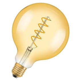 Osram LED Lampe ersetzt 28W E27 Globe - G125 in Gold 4W...