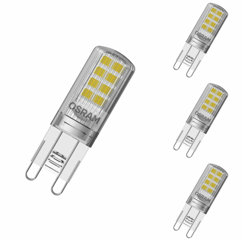 Osram LED Lampe ersetzt 30W G9 Brenner in Transparent 2,6W 320lm 4000K 4er Pack