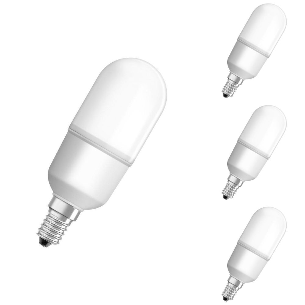 Osram LED Lampe ersetzt 60W E14 Kolben in Wei 8W 806lm 2700K 4er Pack