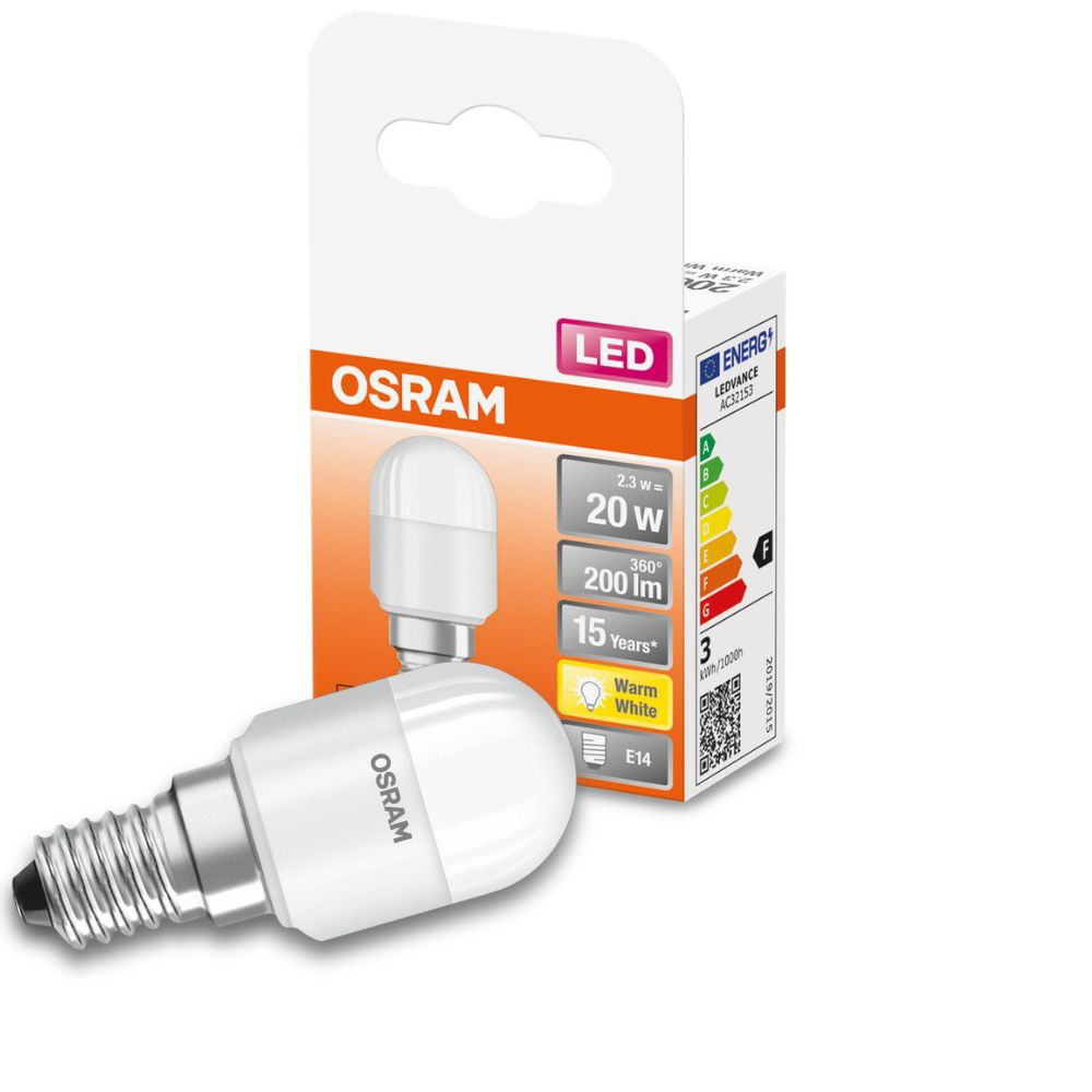 Osram LED Lampe ersetzt 20W E14 Rhre - T25 in Wei 2,3W 200lm 2700K