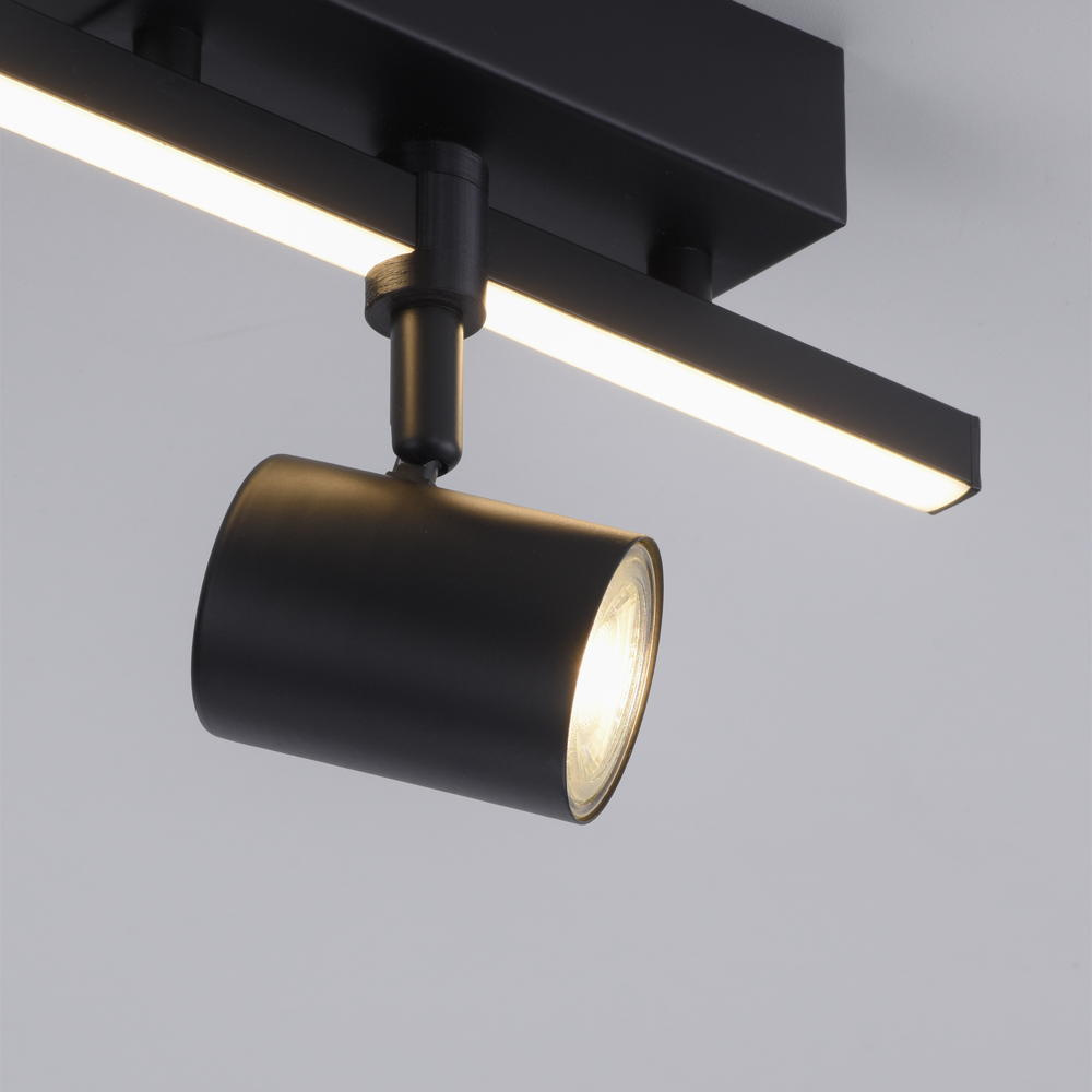 LED Wand- und Deckenleuchte Barik in Schwarz 4 5W 360lm GU10 | Paul Neuhaus  | 6523-18