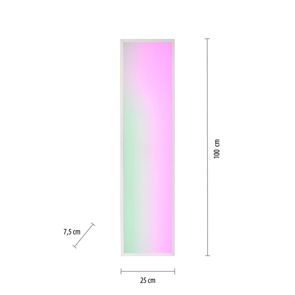 LED Deckenleuchte RGBW Mario White in Grau 24 5W 2800lm | Just Light |  14121-16