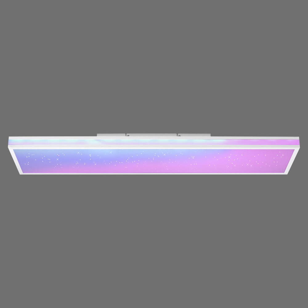 LED Deckenleuchte RGBW Mario White in Grau 24 5W 2800lm | Just Light |  14121-16