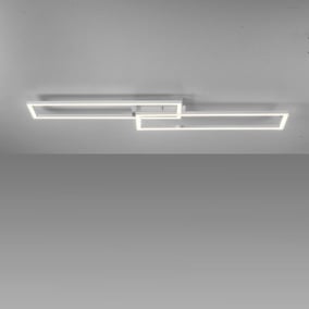 LED Deckenleuchte Iven in Wei 2x18W 4150lm