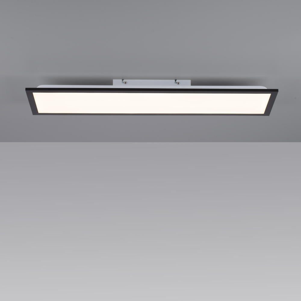 LED Deckenleuchte Flat in Schwarz 14W 1615lm