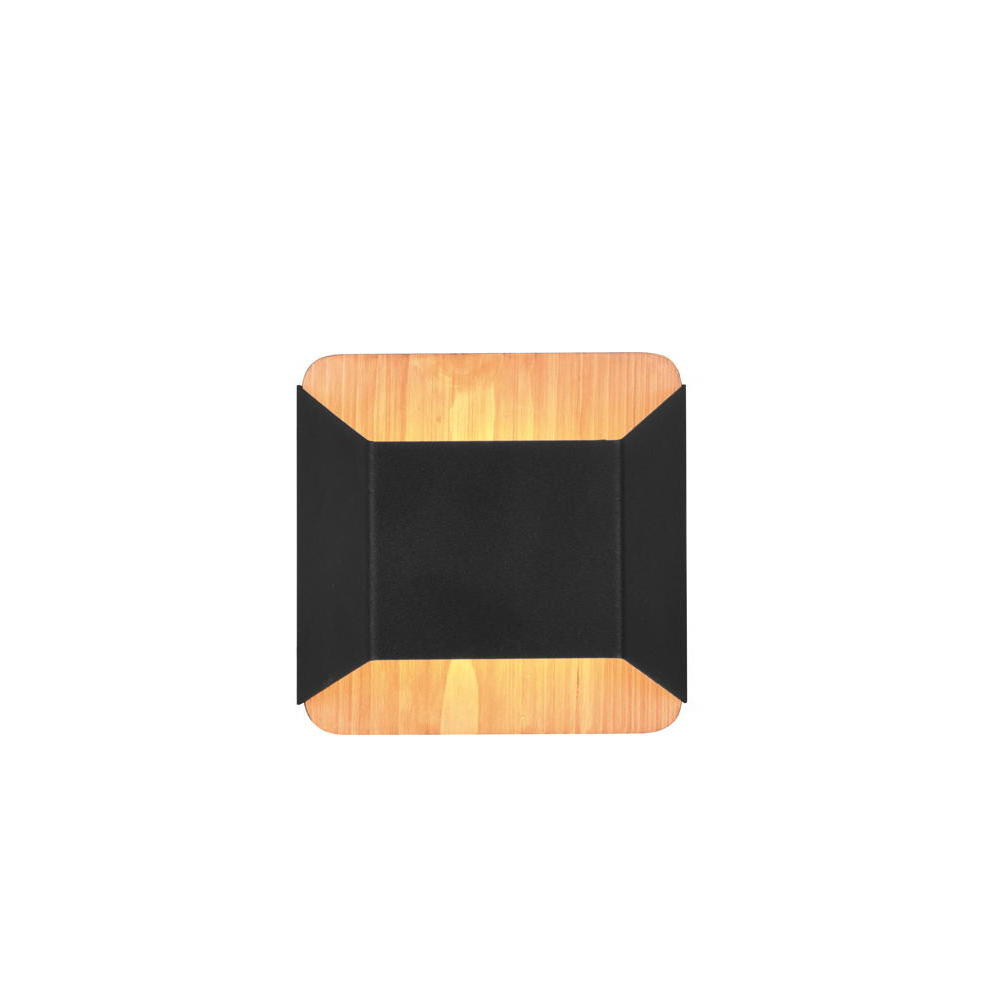 LED Wandleuchte Arino in Schwarz-matt 2x 2,15W 430lm