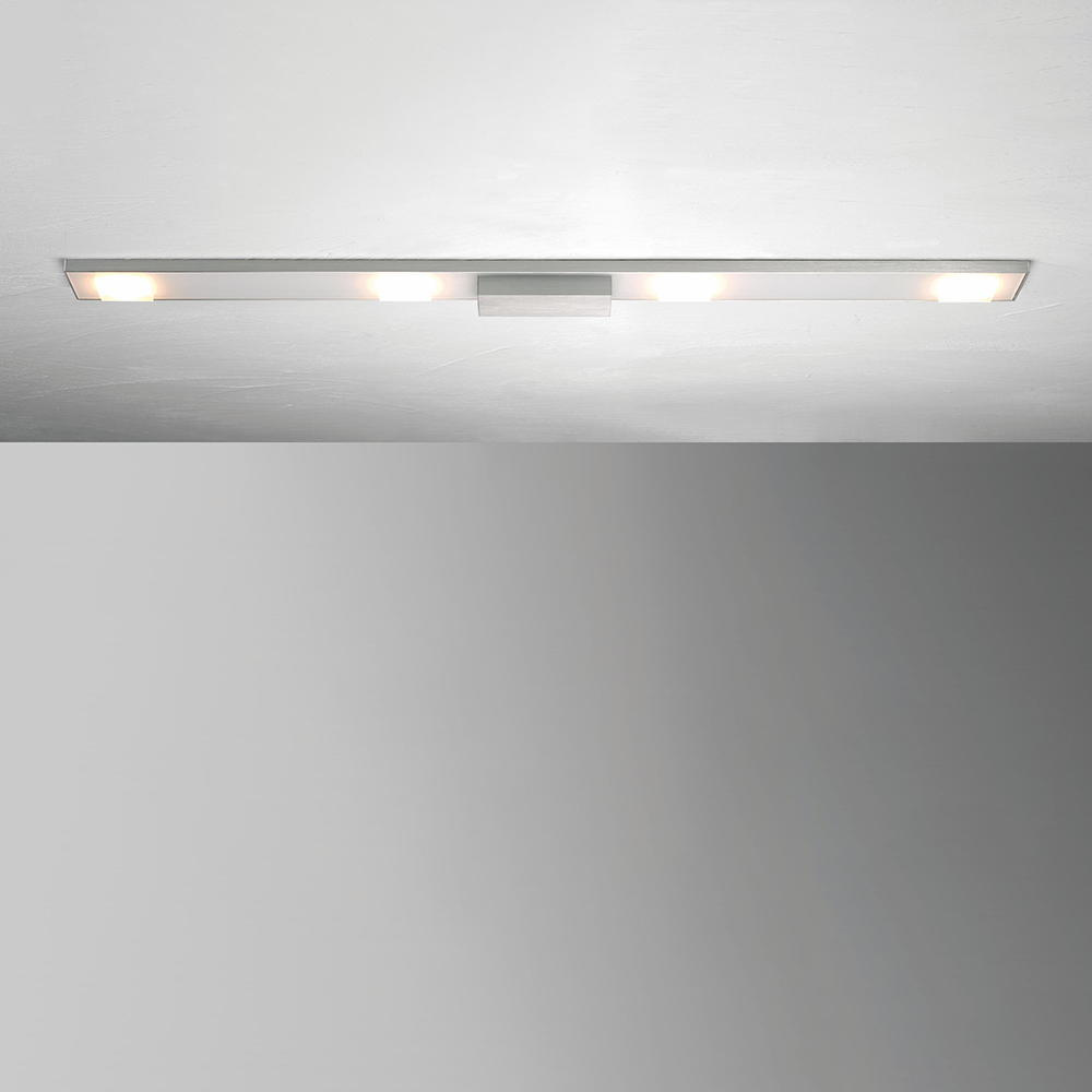 LED Deckenleuchte Slight in Aluminium-gebrstet 4x 7W 3120lm 120x900mm [Gebraucht - Wie Neu]