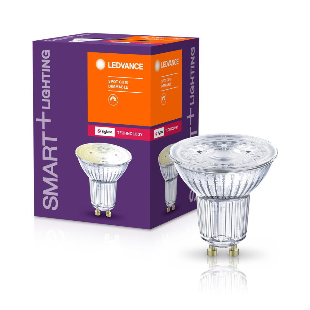Smart+ Zigbee LED Leuchtmittel Gu10 Reflektor - Par16 in Transparent 4 7W  350, Ledvance