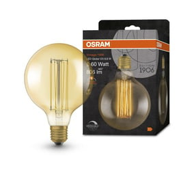 Osram LED Lampe ersetzt 60W E27 Globe - G125 in Gold 8,8W...