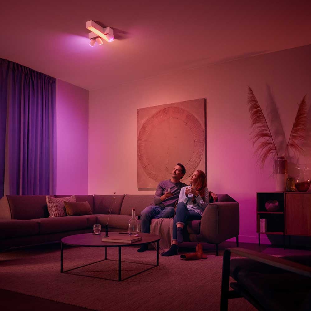 Philips Hue White & Color Ambiance LED Spot Centris in Weiß 4x 15 7... | Philips  Hue | 27461700 + 5060731P7
