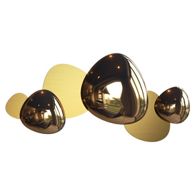 LED Wandleuchte Jack-Stone in Gold 13W 550lm 790mm