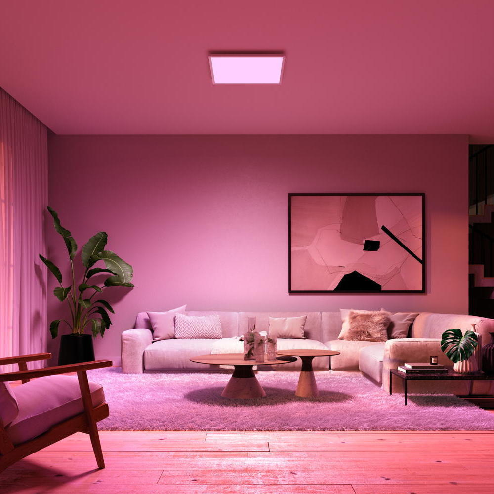 philips hue bluetooth white & color ambiance panel surimu in weiß