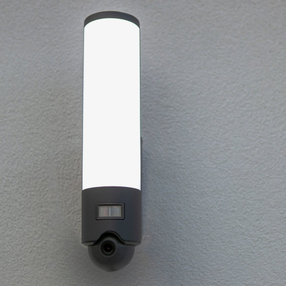 LED Kameraleuchte Elara in Anthrazit | Weiß-satiniert 5267106118 Lutec und | 18W 1200lm IP44