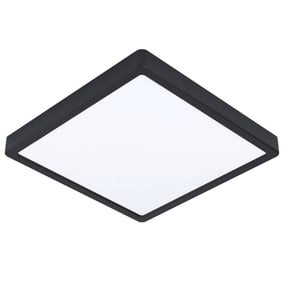 LED Deckenleuchte Fueva in Schwarz und Weiß 20,5W...