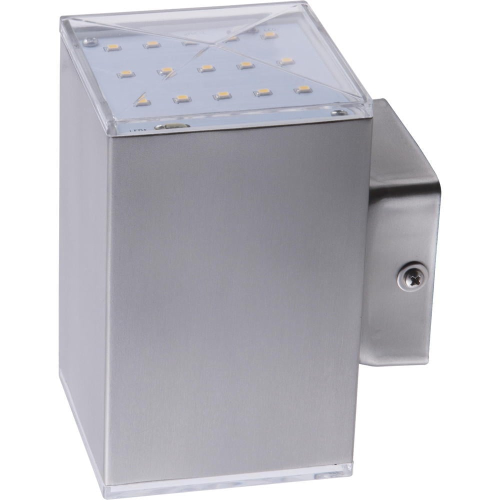 LED Wandleuchte Kubus in Weiß 2x 4 5W 1000lm IP44 | Heitronic | VO-501126