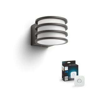 Philips Hue White Ambiance Lucca - Wandleuchte, anthrazit...