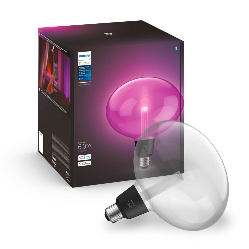 Philips Hue Bluetooth White & Color Ambiance LED Lightguide E27 -  Ellipse... | Philips Hue | 871951441927800 + 871951444093700 | Tischlampen