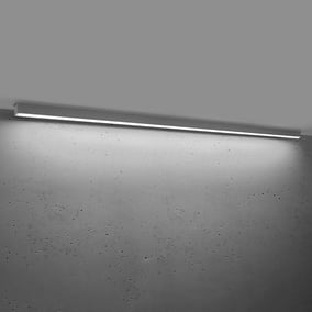 famlights | LED Deckenleuchte Per in Grau 50W 6500lm 4000K