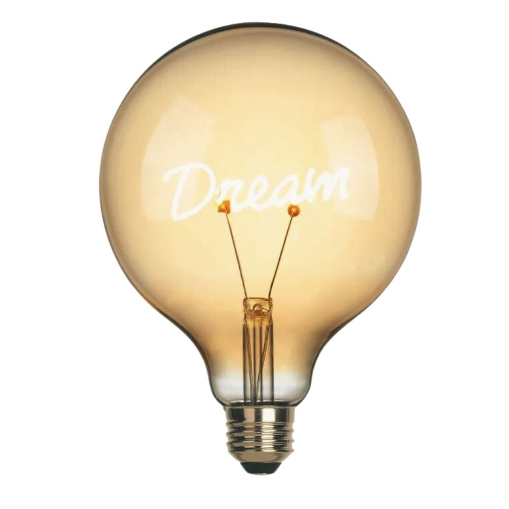 LED Leuchtmittel Dream E27 Globe - G125 in Transparent 1,5W 70lm