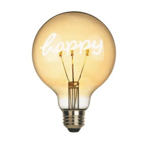 LED Leuchtmittel Happy E27 Globe - G95 in Transparent...