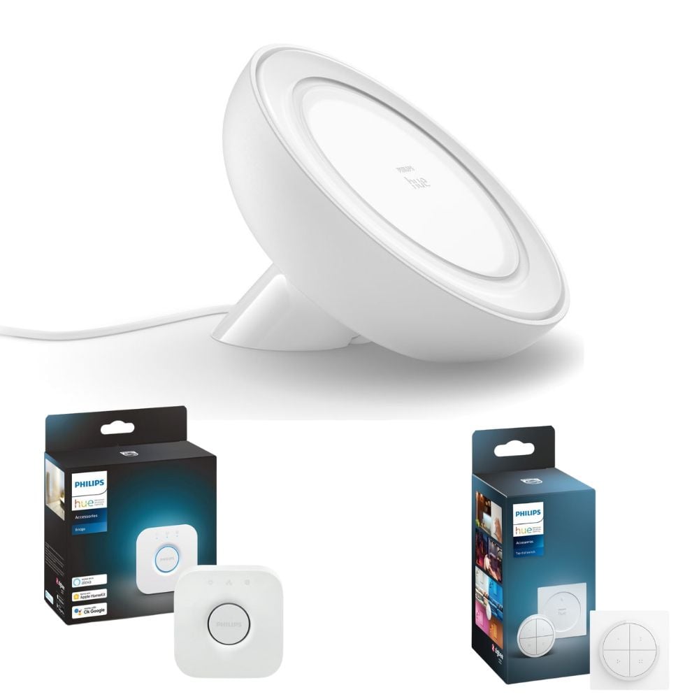& Philips Philips + White Color 8719514342620 8718699770983 Bloom | Ambiance + Tischleuchte Hue 8719514440999 | in Wei&sz... Bluetooth Hue