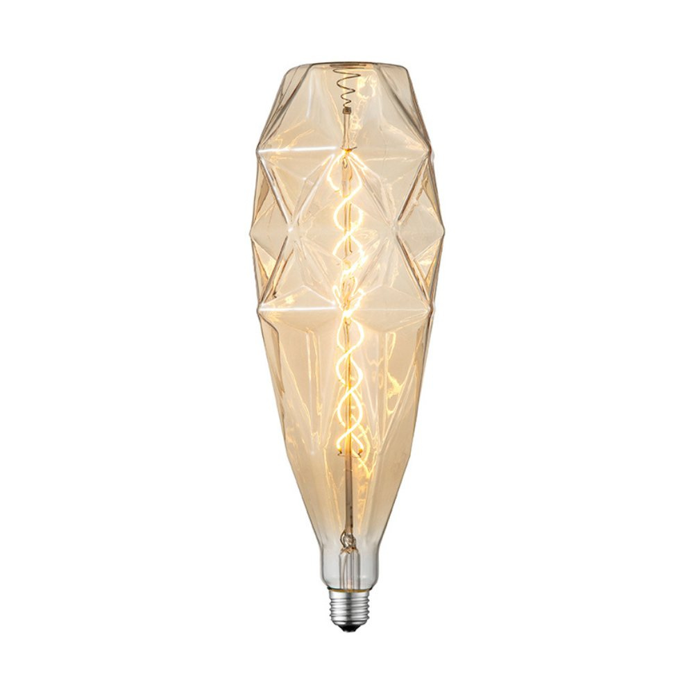 LED Filament Leuchtmittel in Amber E27 Spezialform 6W 350lm 2700K