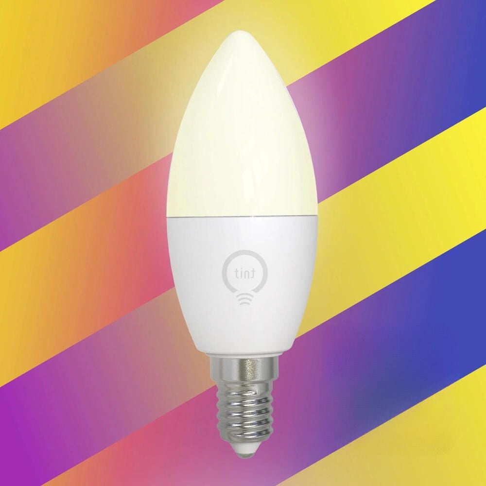 Smartes Zigbee LED Leuchtmittel E14 - Kerze B38 RGBW 4,9W 470lm