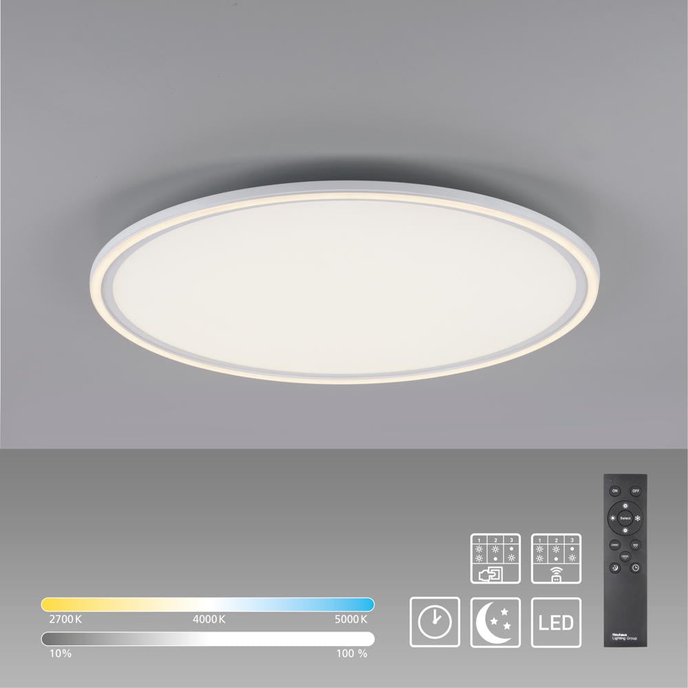 LED Deckenleuchte Edging in Weiß | 5W 4900lm 40 14871-16 Just | Light