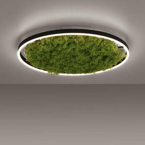 LED Deckenleuchte Green Ritus in Moos 28W 3650lm 585mm