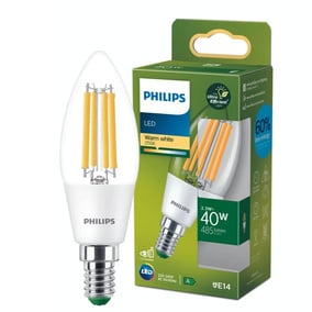 Philips LED Lampe E14 - Kerze B35 2,3W 485lm 2700K...
