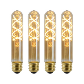 Vintage LED Lampe, dimmbar, E27, Rhre T30,...