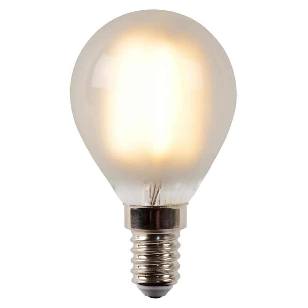 LED Leuchtmittel E14 Tropfen - P45 in Transparent-milchig 4W 400lm