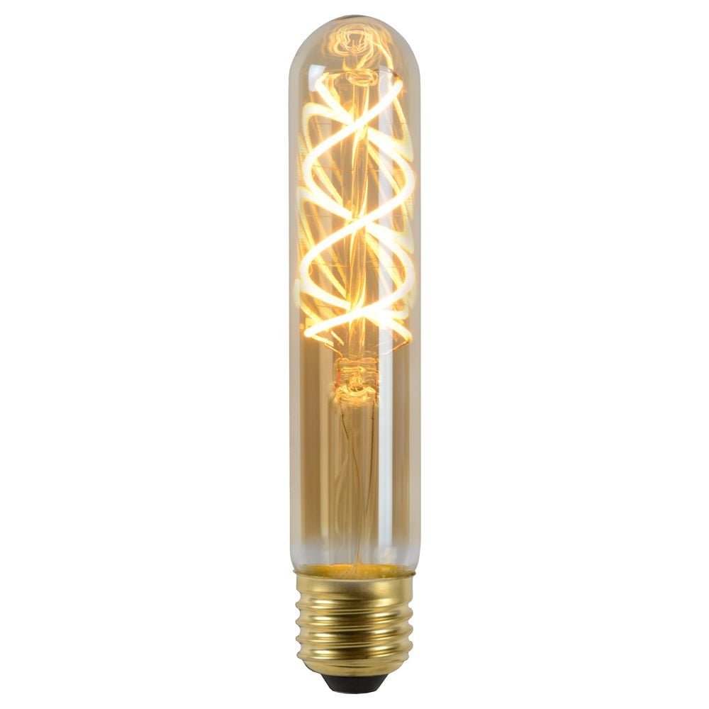 Vintage LED Lampe, dimmbar, E27, Rhre T30, Filament, 4,9W, 380lm, 2200K