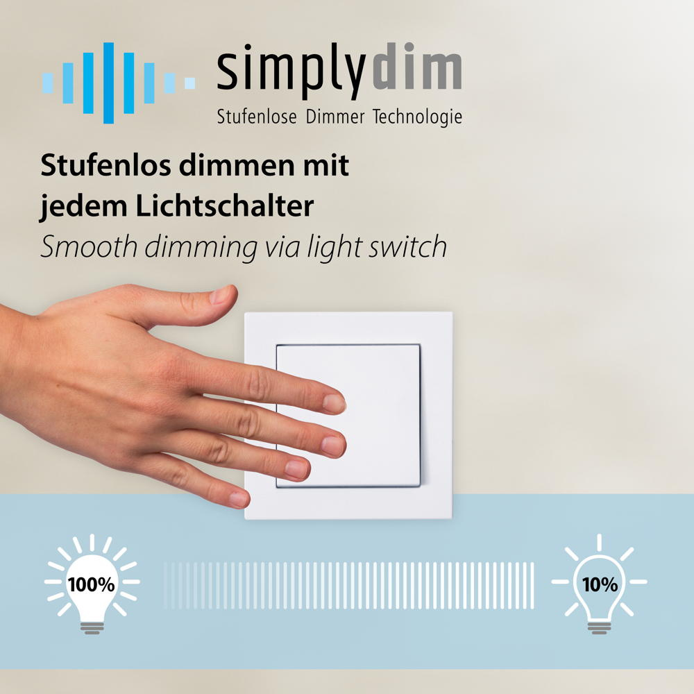 | | Transparent Deckenleuchte Chrom in Neuhaus 4000lm Paul Krista 29W 6181-17 LED und
