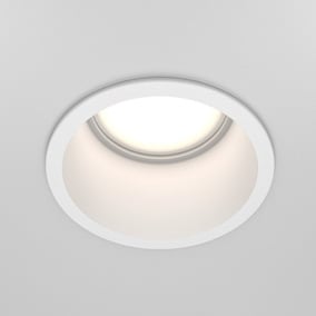 LED-Einbaustrahler Pineda aus Kunststoff in glänzendem Chrom, starr, 78 x  78 mm, eckig